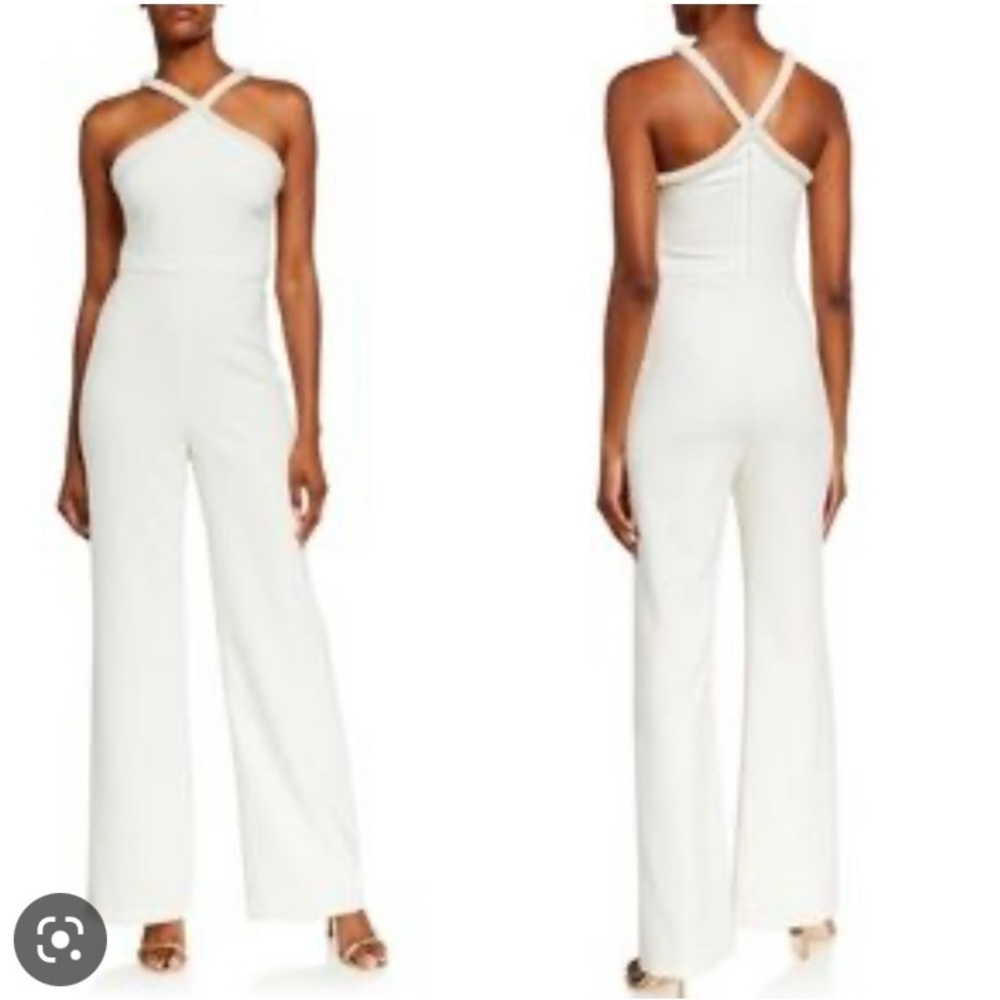 Likely Pearl Embellished Jumpsuit Size 2